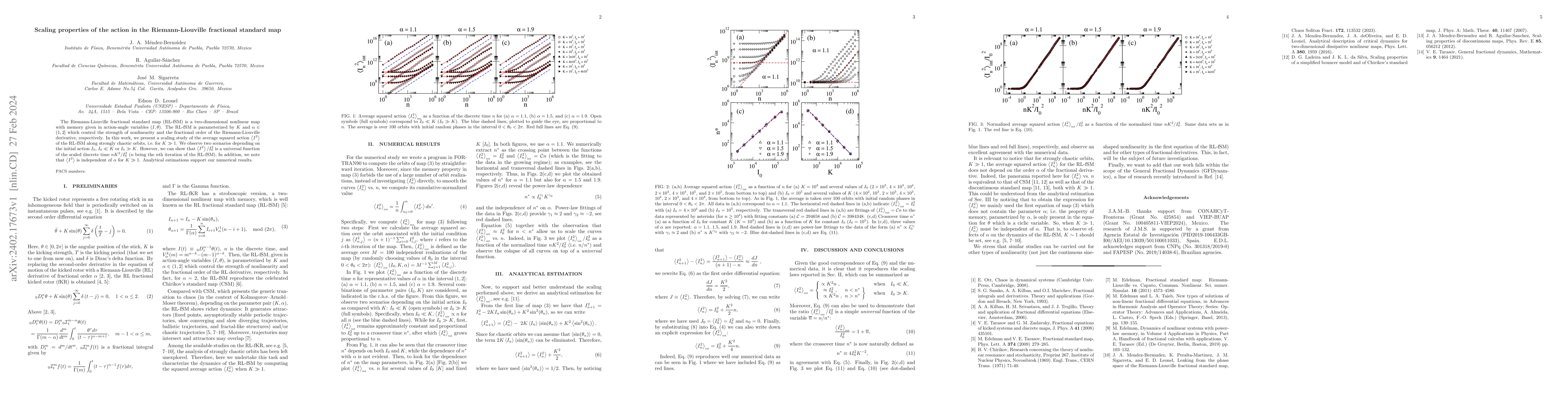 Thumbnail for Scaling properties of the action in the Riemann-Liouville fractional
  standard map