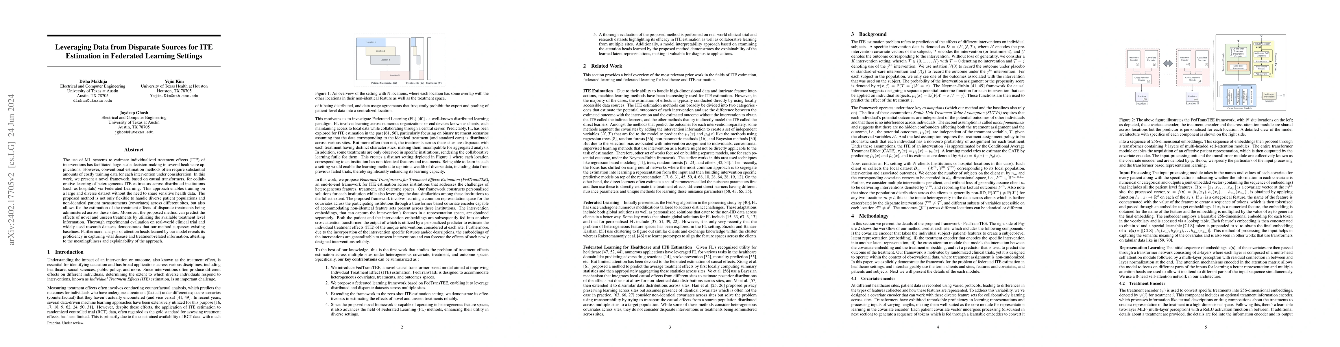 Thumbnail for Federated Learning for Estimating Heterogeneous Treatment Effects