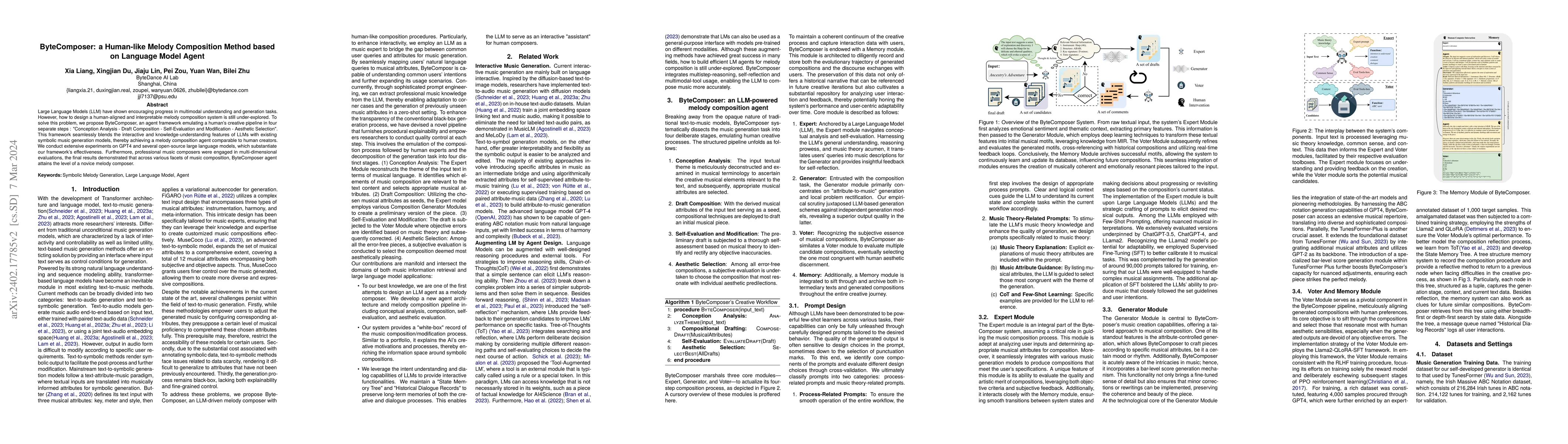 Thumbnail for ByteComposer: a Human-like Melody Composition Method based on Language
  Model Agent