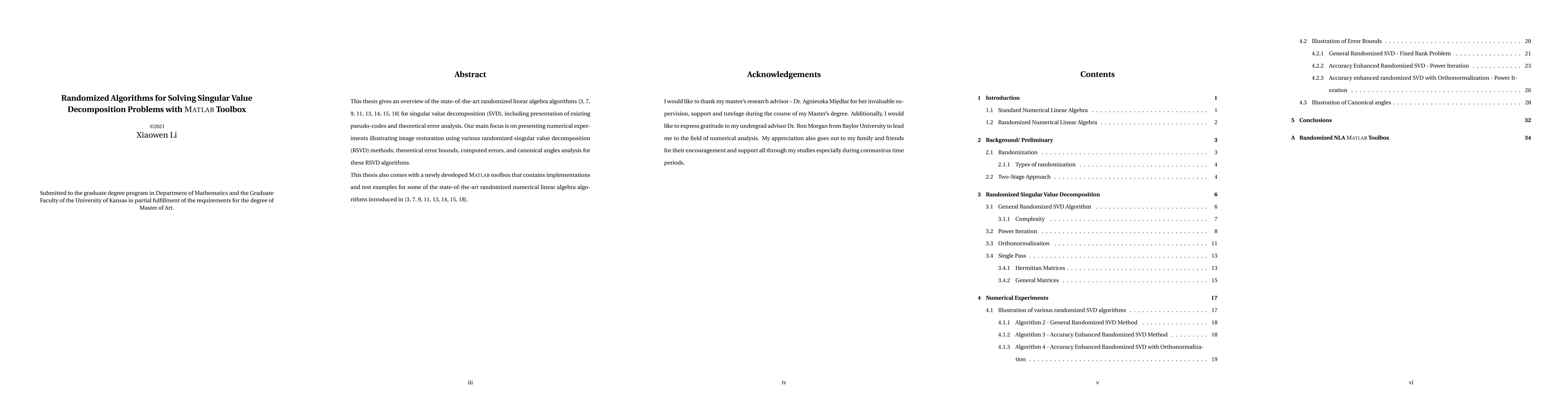 Thumbnail for Randomized Algorithms for Solving Singular Value Decomposition Problems
  with Matlab Toolbox