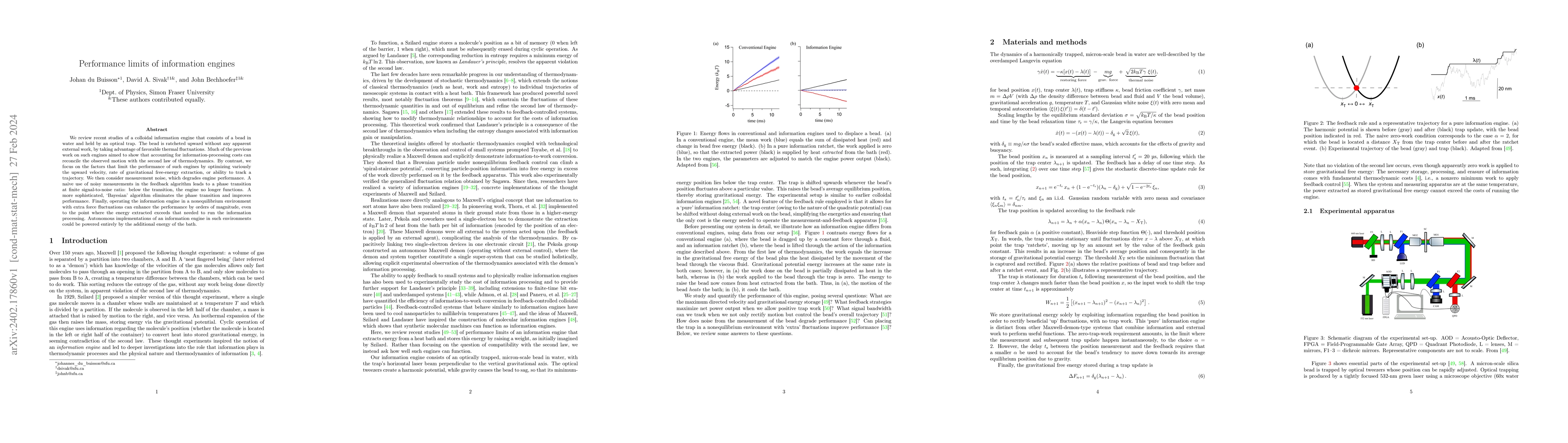 Thumbnail for Performance limits of information engines