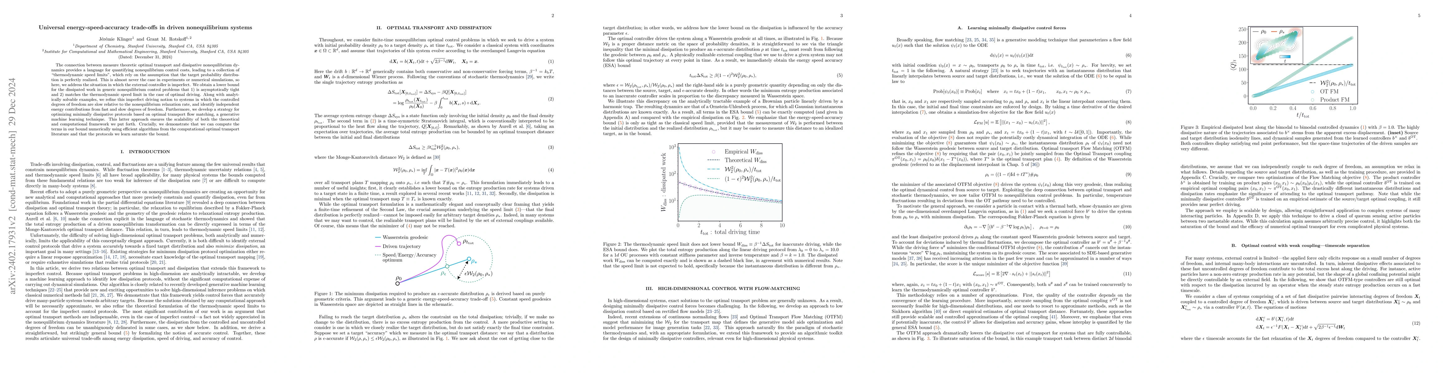 Thumbnail for Universal energy-speed-accuracy trade-offs in driven nonequilibrium
  systems