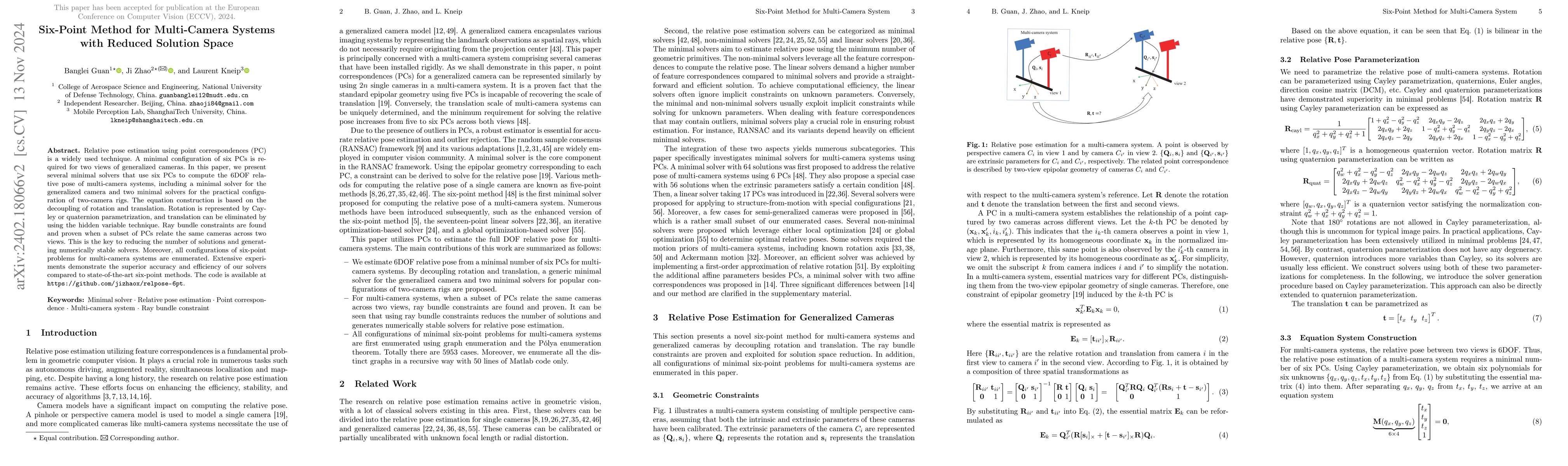 Thumbnail for Six-Point Method for Multi-Camera Systems with Reduced Solution Space