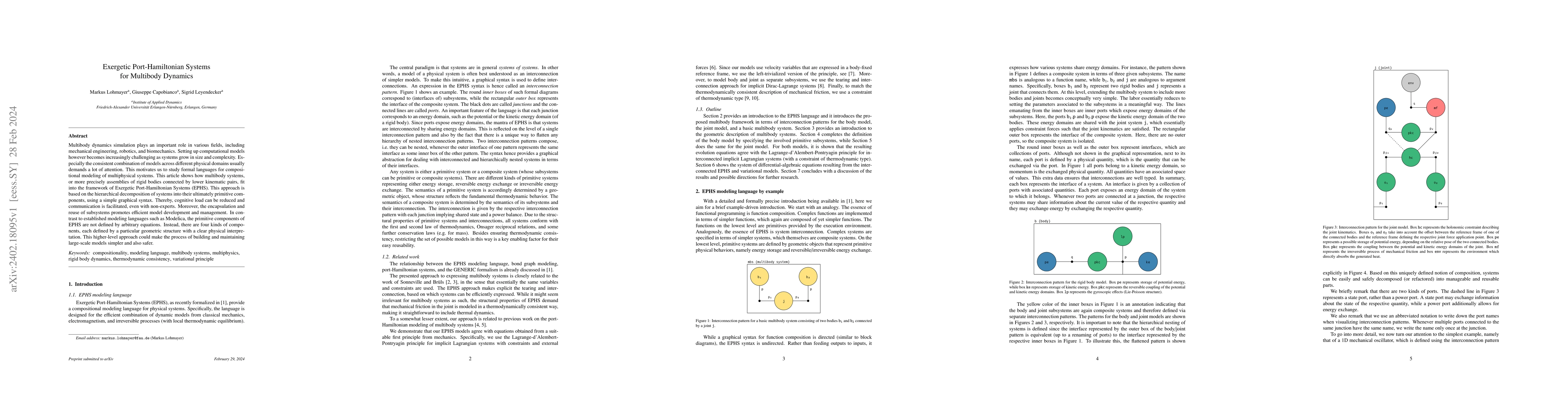 Thumbnail for Exergetic Port-Hamiltonian Systems for Multibody Dynamics
