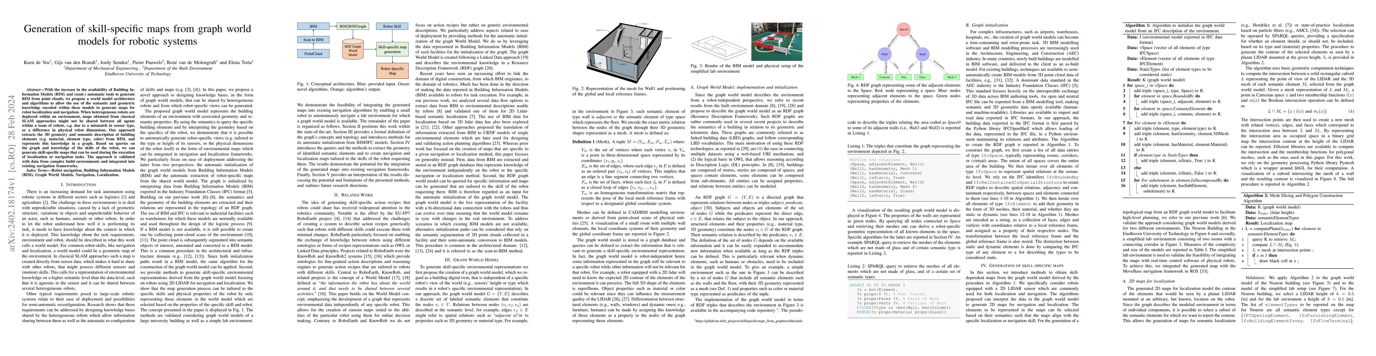 Thumbnail for Generation of skill-specific maps from graph world models for robotic
  systems