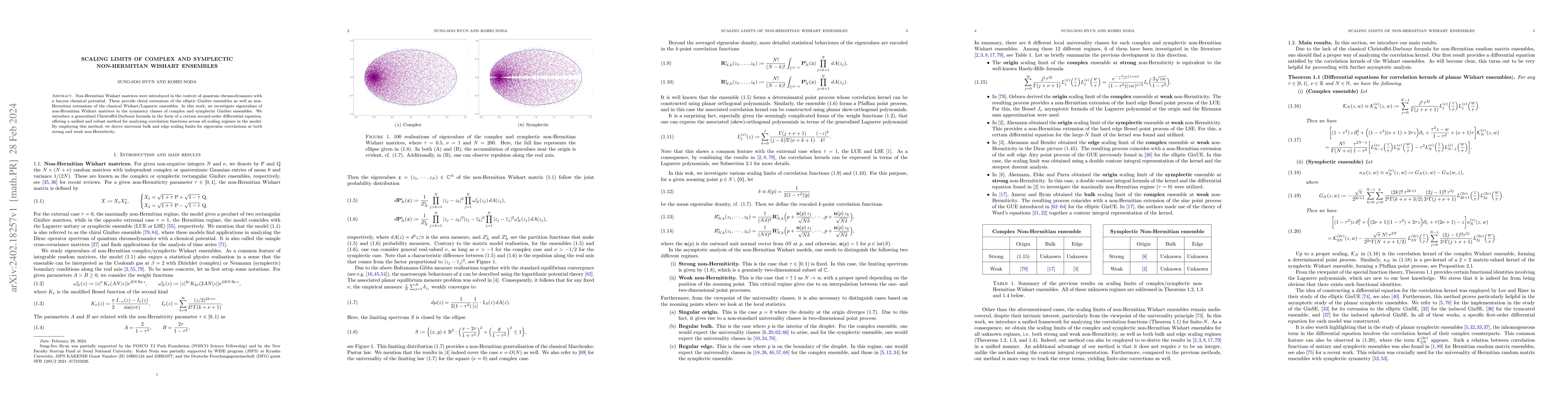 Thumbnail for Scaling limits of complex and symplectic non-Hermitian Wishart ensembles