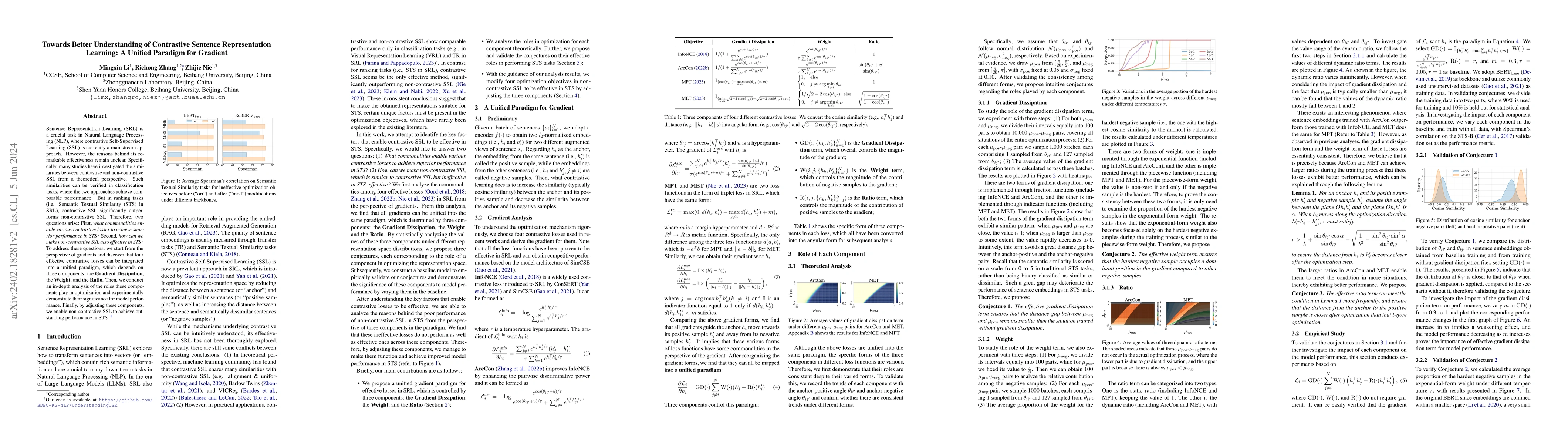 Thumbnail for Towards Better Understanding of Contrastive Sentence Representation
  Learning: A Unified Paradigm for Gradient