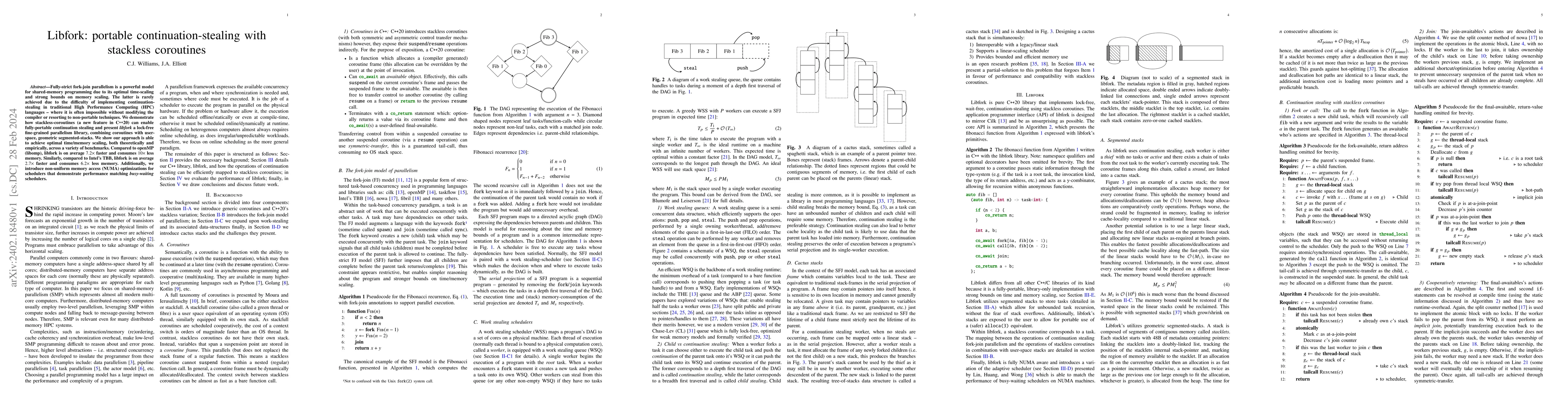Thumbnail for Libfork: portable continuation-stealing with stackless coroutines