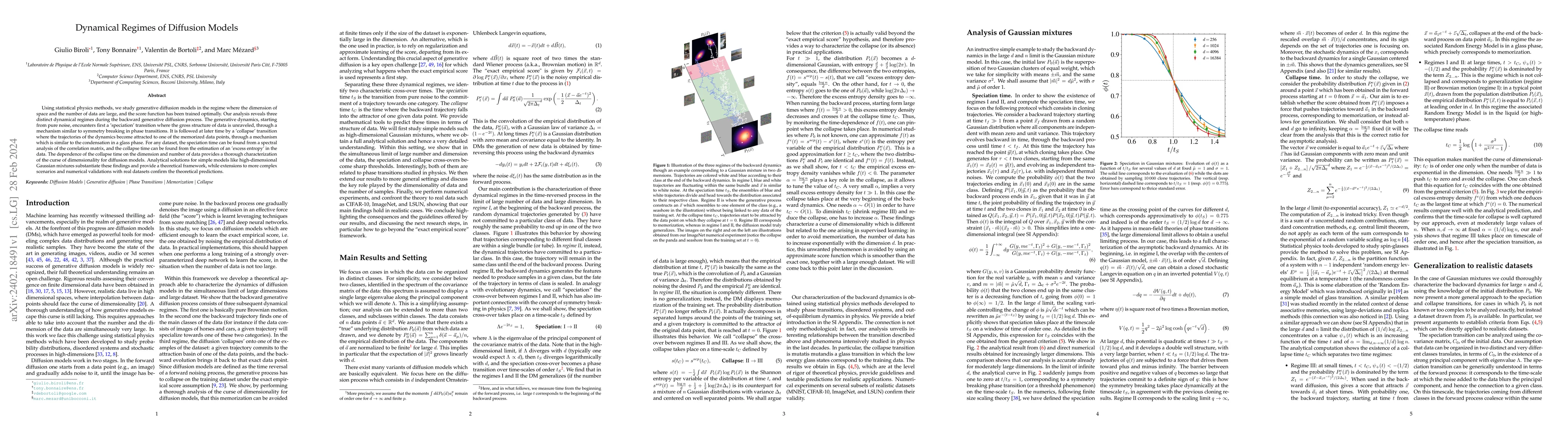 Thumbnail for Dynamical Regimes of Diffusion Models
