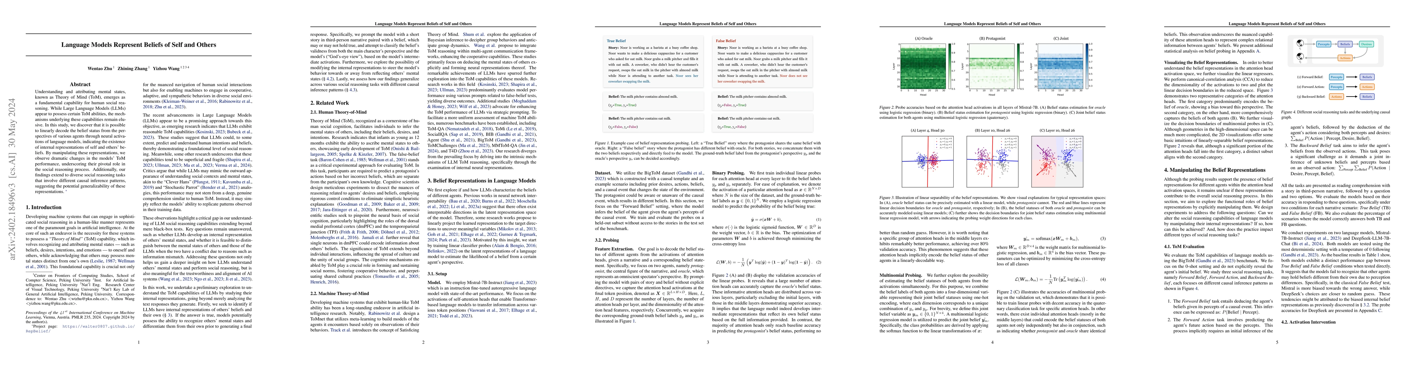 Thumbnail for Language Models Represent Beliefs of Self and Others
