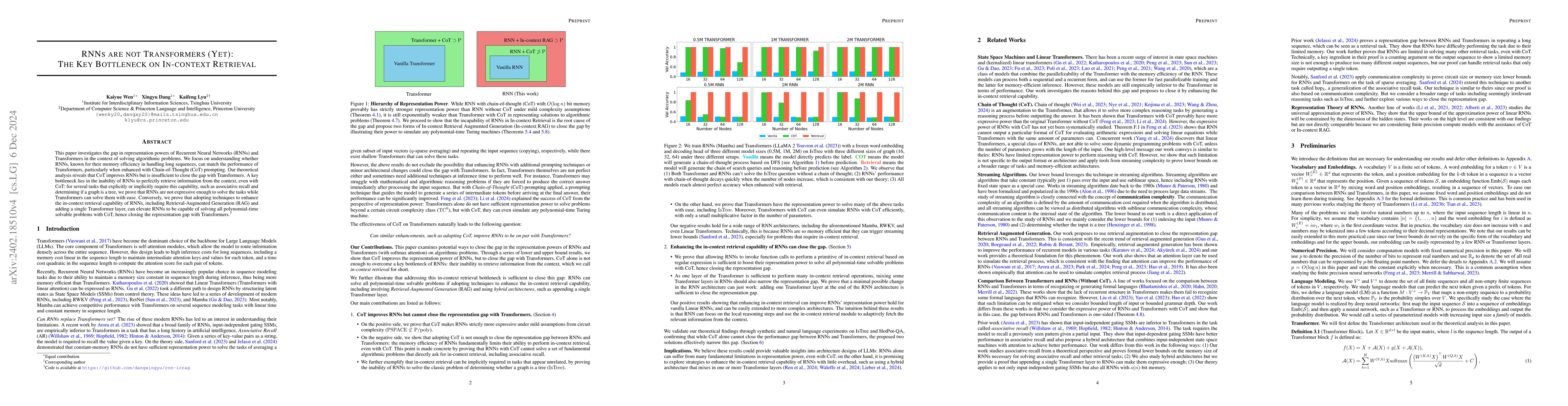 Thumbnail for RNNs are not Transformers (Yet): The Key Bottleneck on In-context
  Retrieval