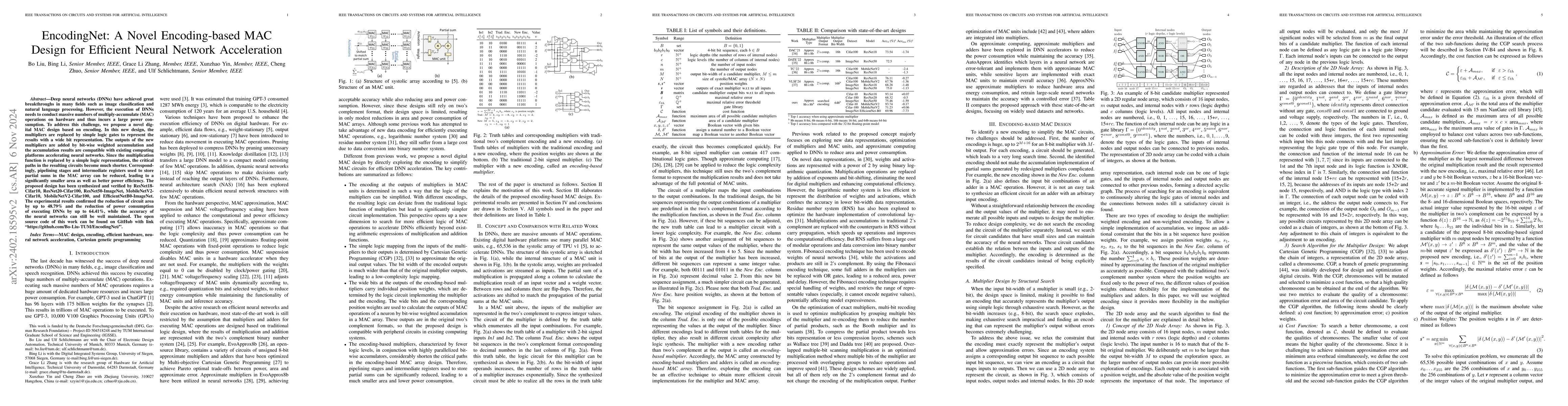 Thumbnail for EncodingNet: A Novel Encoding-based MAC Design for Efficient Neural
  Network Acceleration