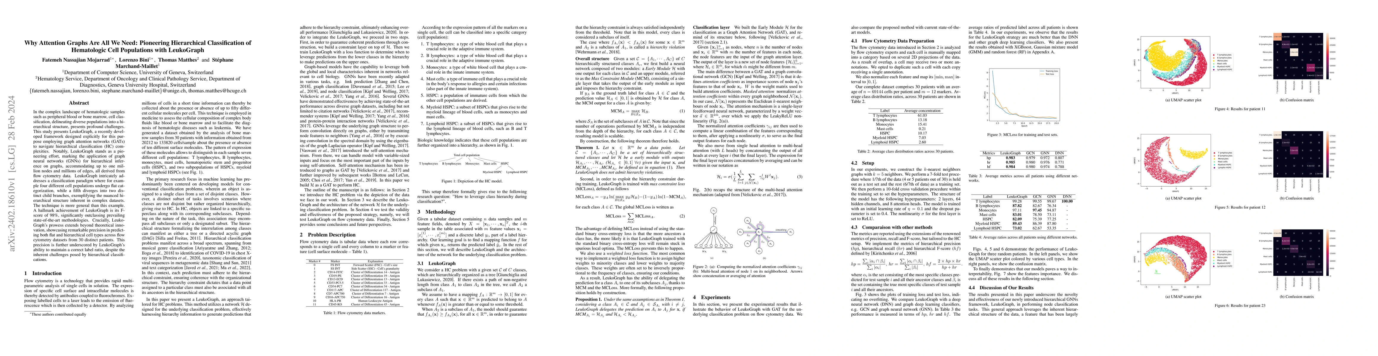 Thumbnail for Why Attention Graphs Are All We Need: Pioneering Hierarchical
  Classification of Hematologic Cell Populations with LeukoGraph