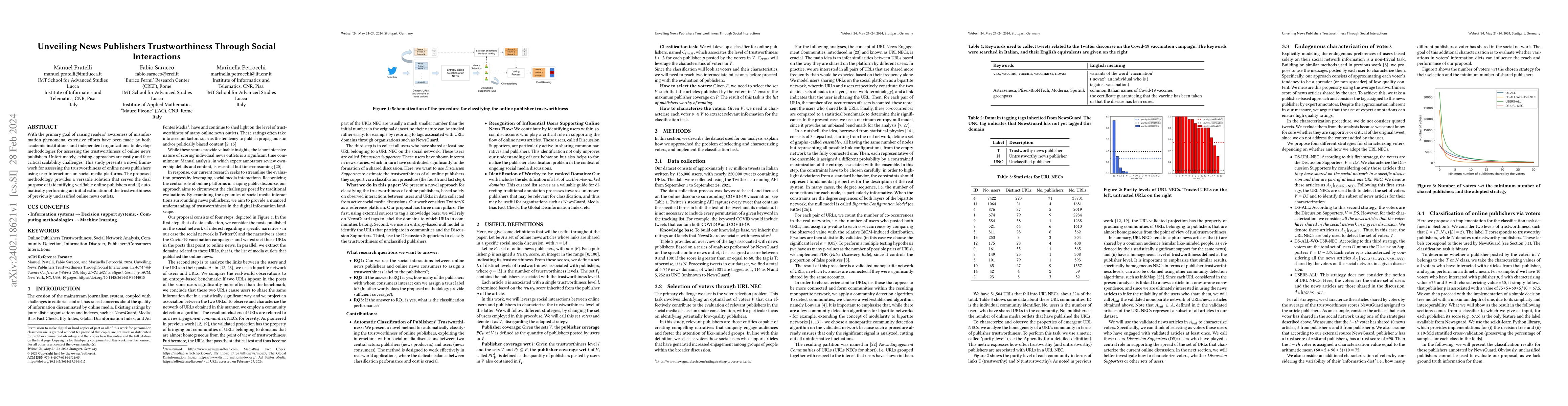 Thumbnail for Unveiling News Publishers Trustworthiness Through Social Interactions