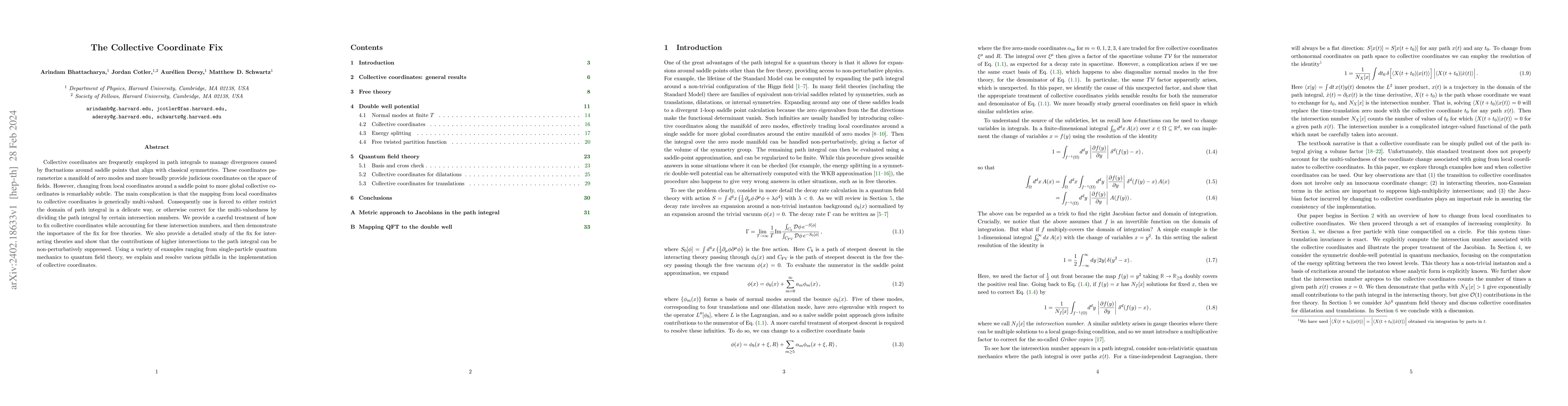 Thumbnail for The Collective Coordinate Fix