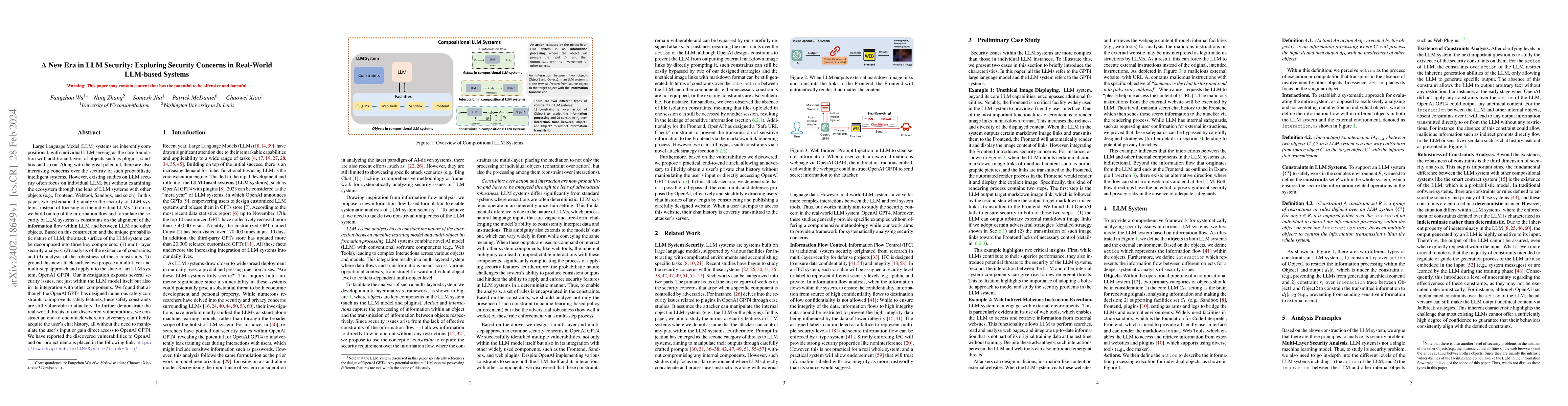 Thumbnail for A New Era in LLM Security: Exploring Security Concerns in Real-World
  LLM-based Systems