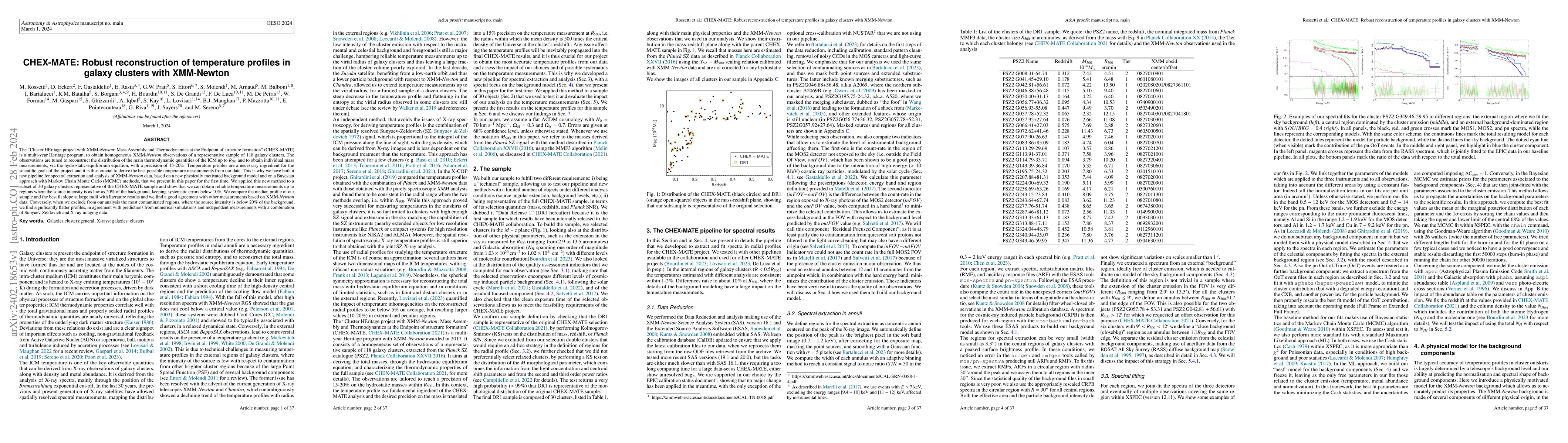 Thumbnail for CHEX-MATE: Robust reconstruction of temperature profiles in galaxy
  clusters with XMM-Newton