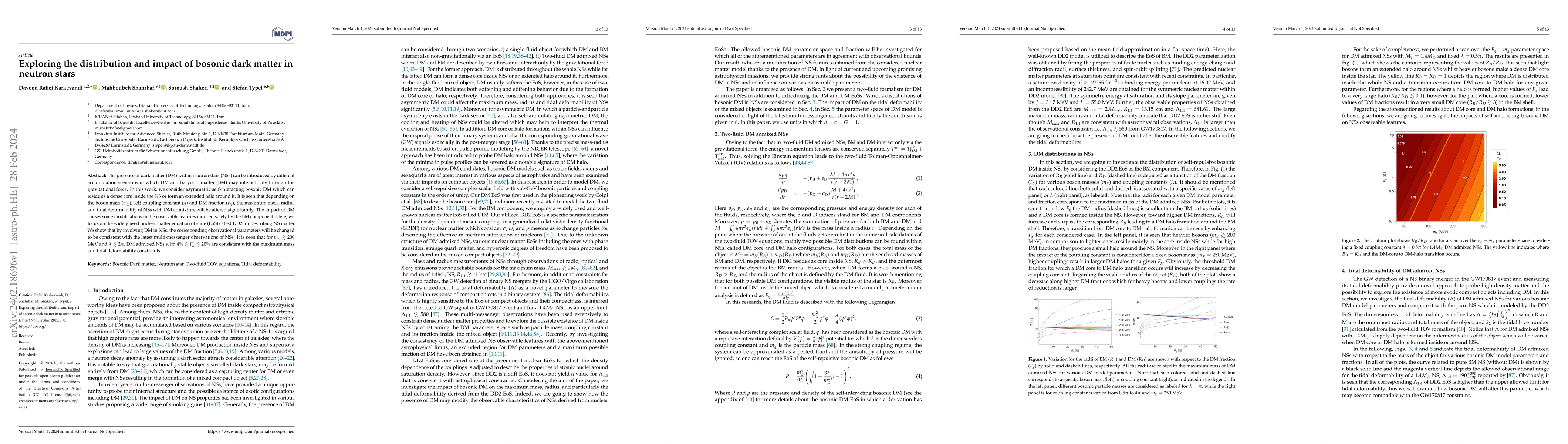 Thumbnail for Exploring the distribution and impact of bosonic dark matter in neutron
  stars