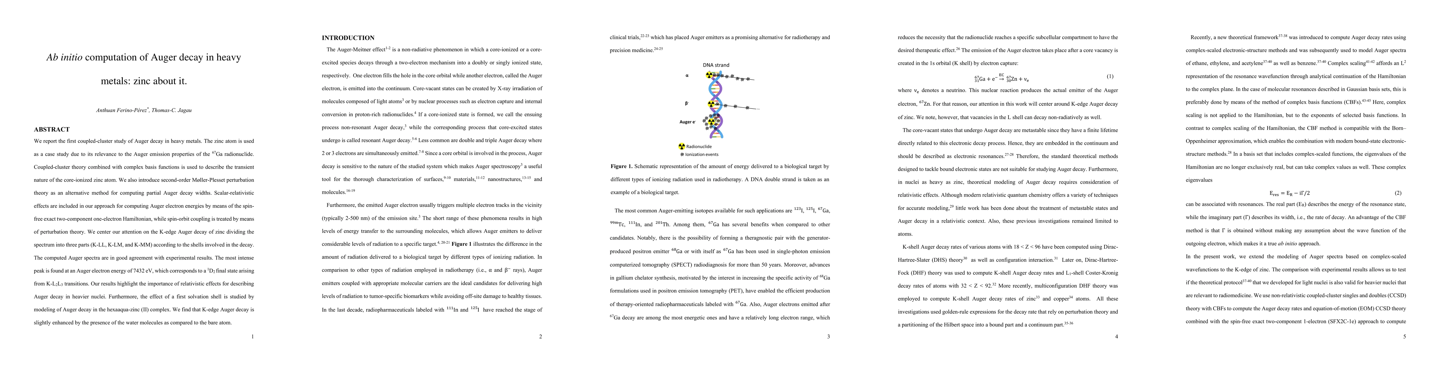 Thumbnail for Ab initio computation of Auger decay in heavy metals: zinc about it
