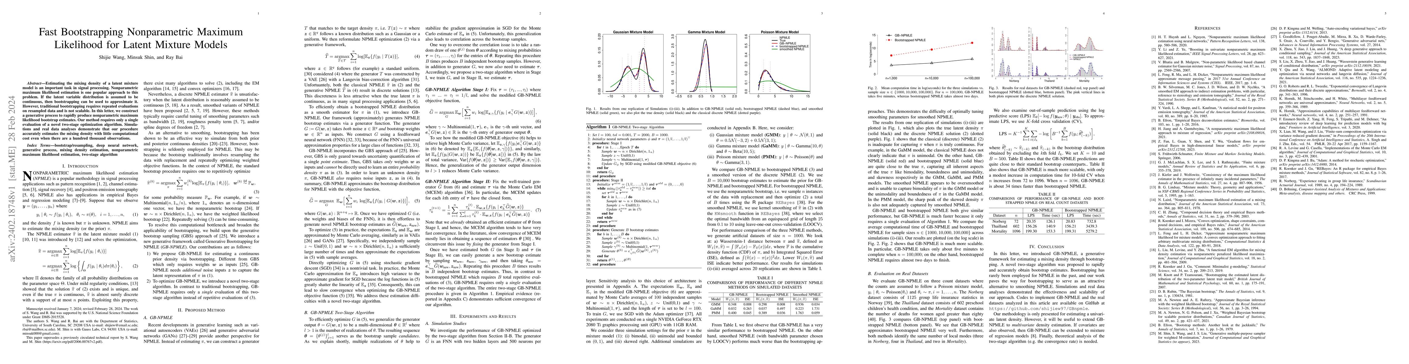 Thumbnail for Fast Bootstrapping Nonparametric Maximum Likelihood for Latent Mixture
  Models