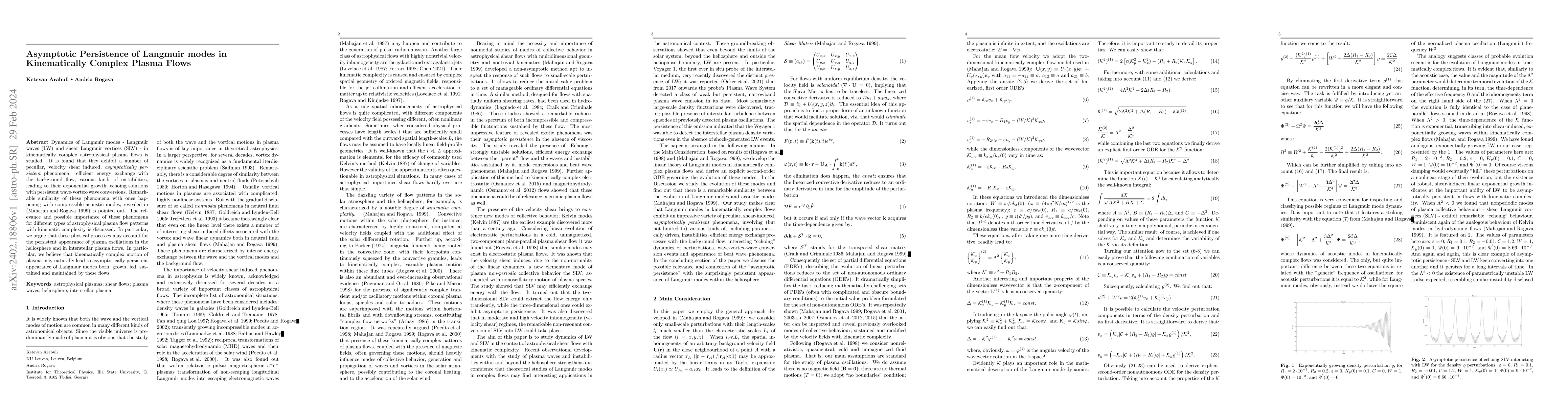 Thumbnail for Persistence of Plasma Waves in the Heliosphere and Beyond