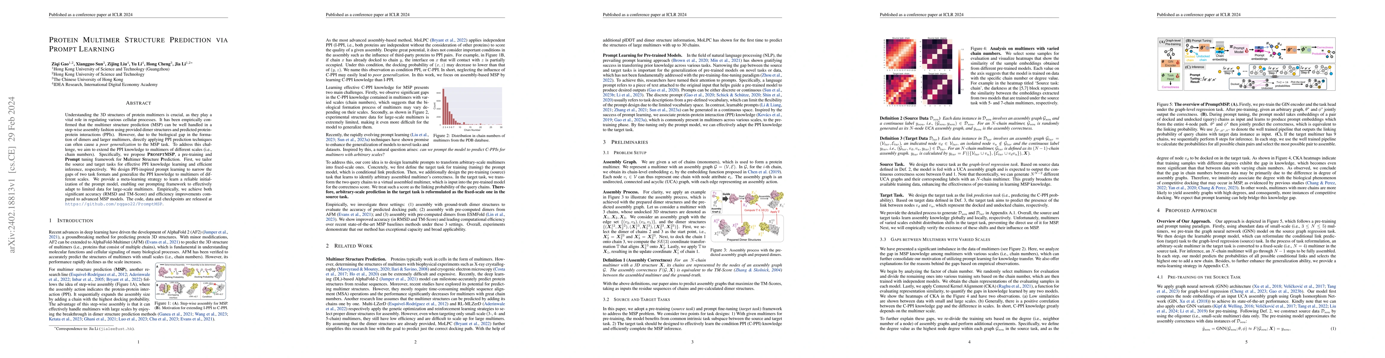 Thumbnail for Protein Multimer Structure Prediction via Prompt Learning
