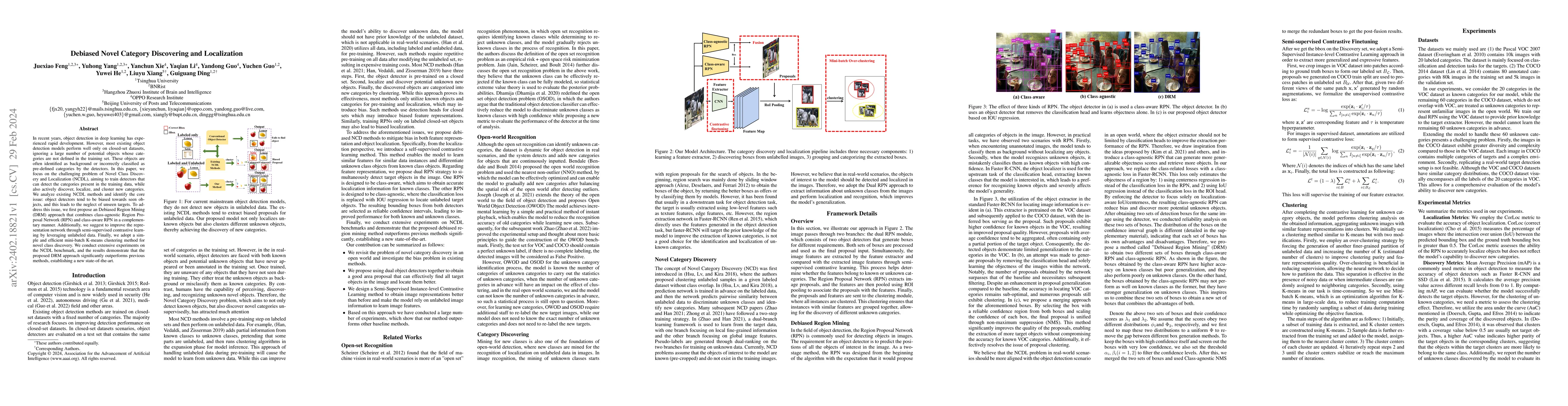 Thumbnail for Debiased Novel Category Discovering and Localization
