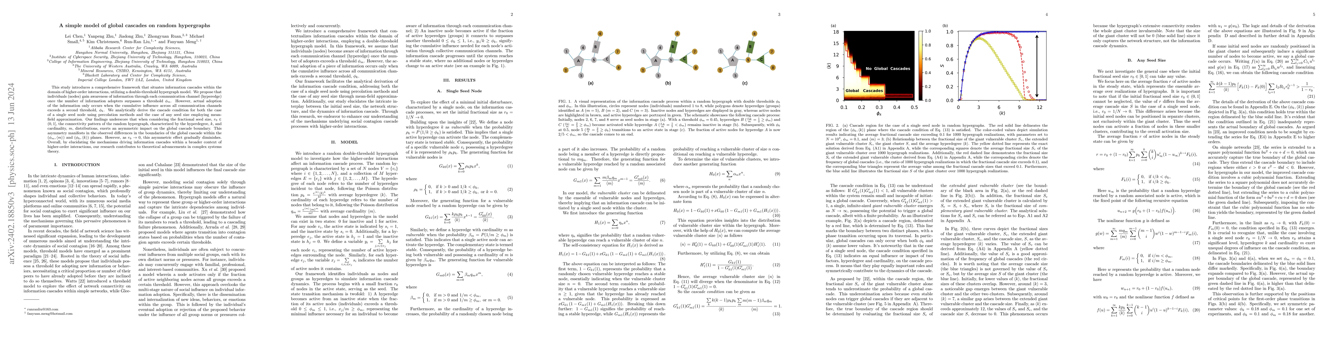 Thumbnail for A simple model of global cascades on random hypergraphs