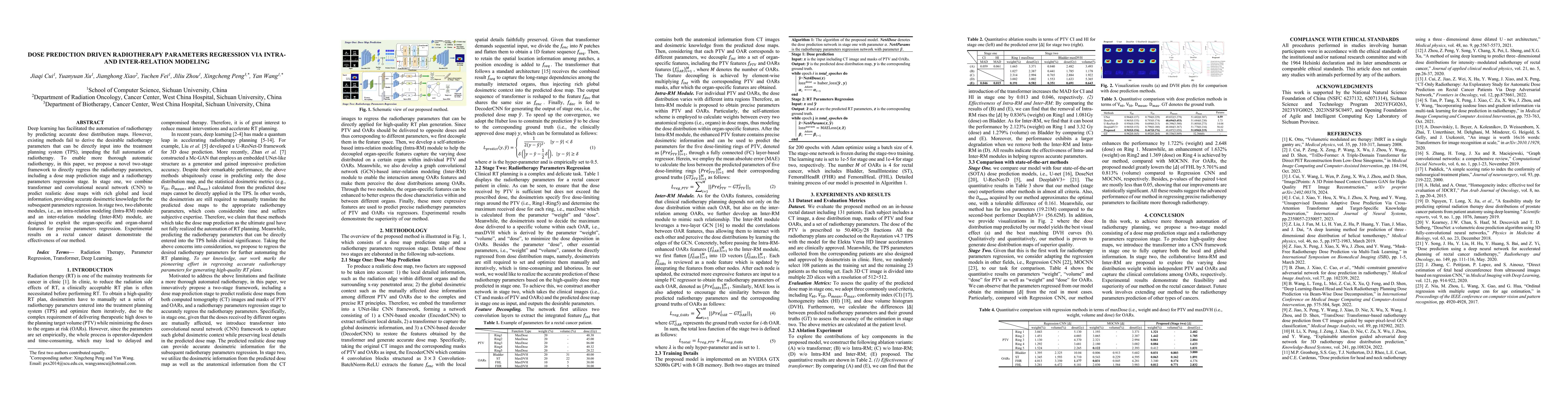 Thumbnail for Dose Prediction Driven Radiotherapy Paramters Regression via Intra- and
  Inter-Relation Modeling
