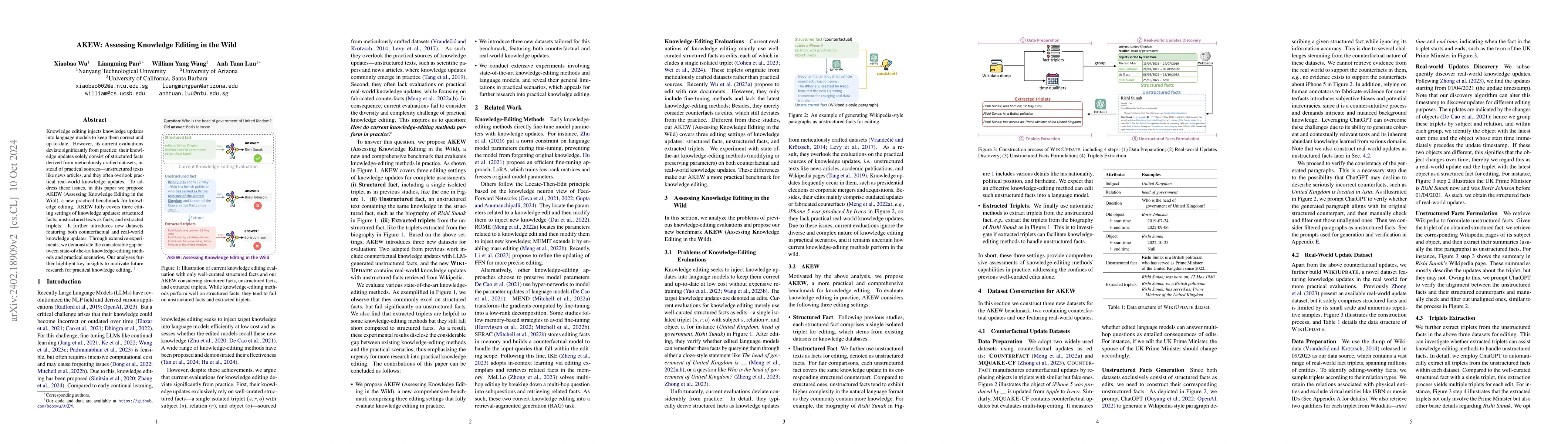 Thumbnail for Updating Language Models with Unstructured Facts: Towards Practical
  Knowledge Editing