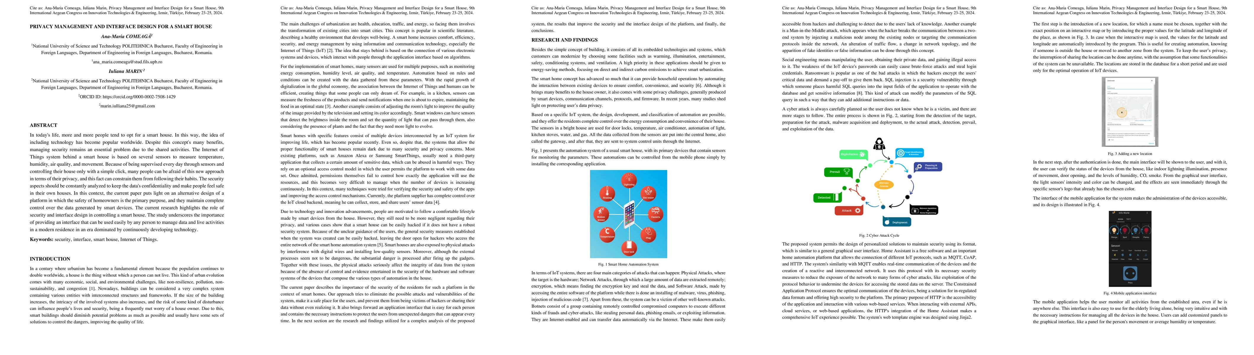 Thumbnail for Privacy Management and Interface Design for a Smart House
