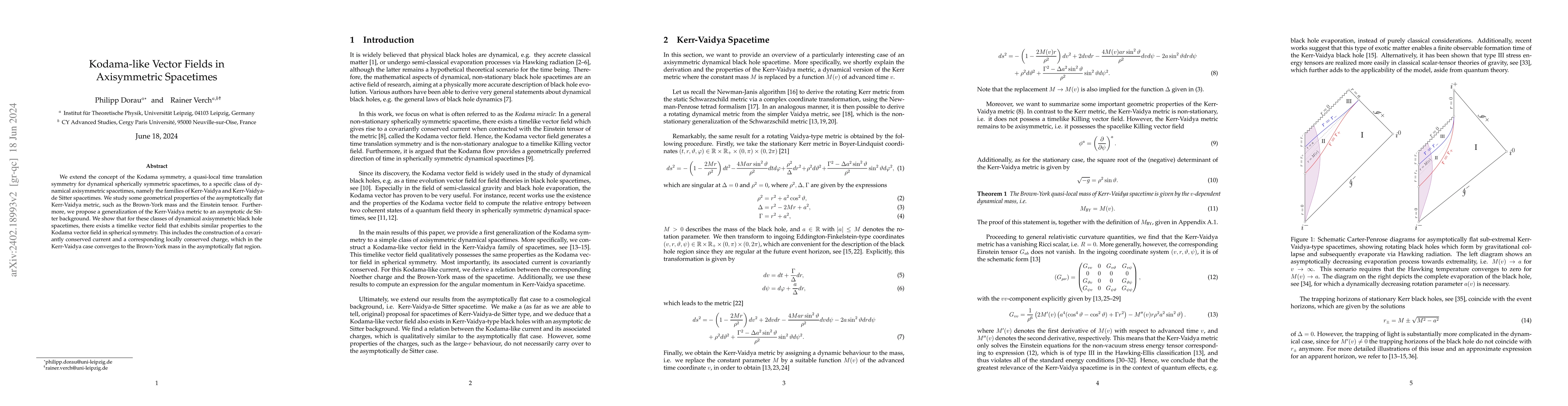 Thumbnail for Kodama-like Vector Fields in Axisymmetric Spacetimes