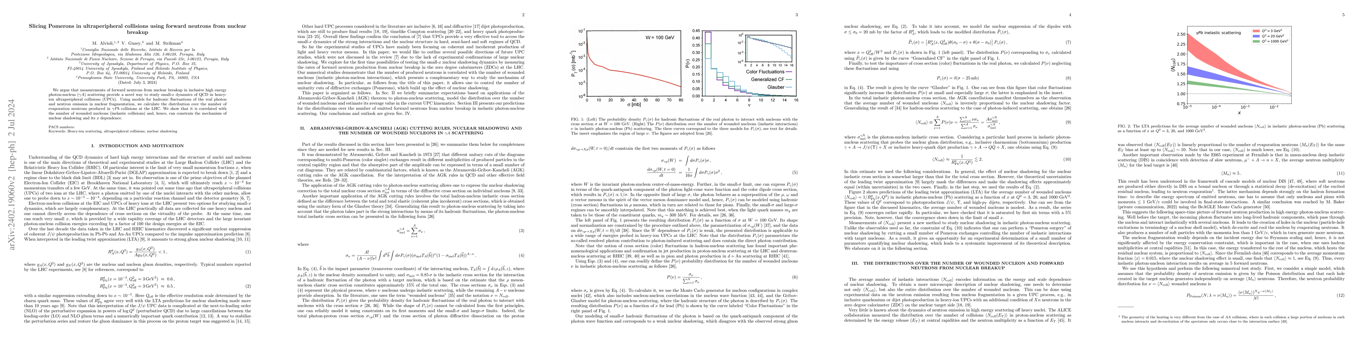 Thumbnail for Slicing Pomerons in ultraperipheral collisions using forward neutrons
  from nuclear breakup