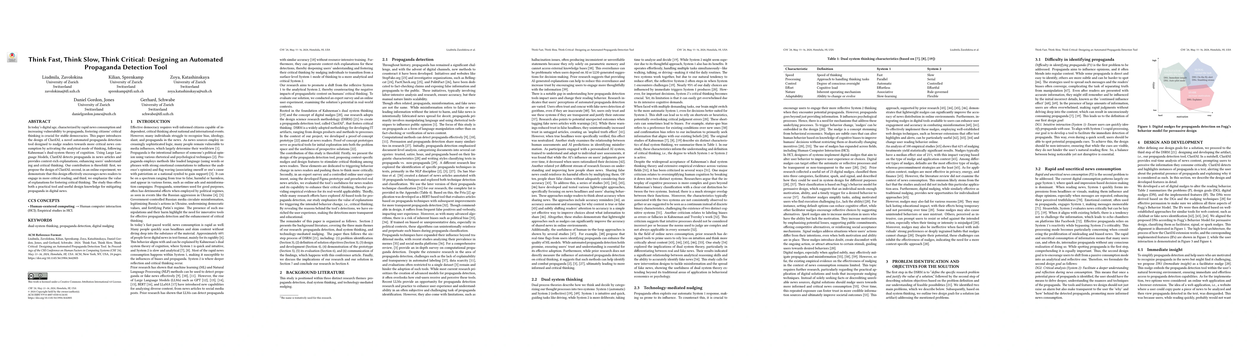 Thumbnail for Think Fast, Think Slow, Think Critical: Designing an Automated
  Propaganda Detection Tool