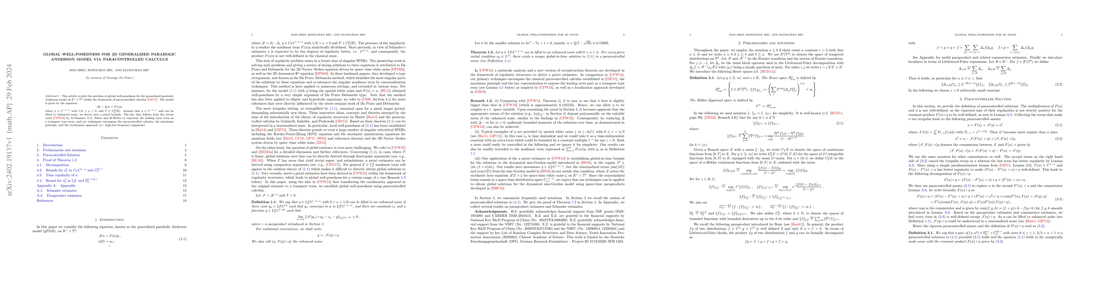 Thumbnail for Global well-posedness for 2D generalized Parabolic Anderson Model via
  paracontrolled calculus