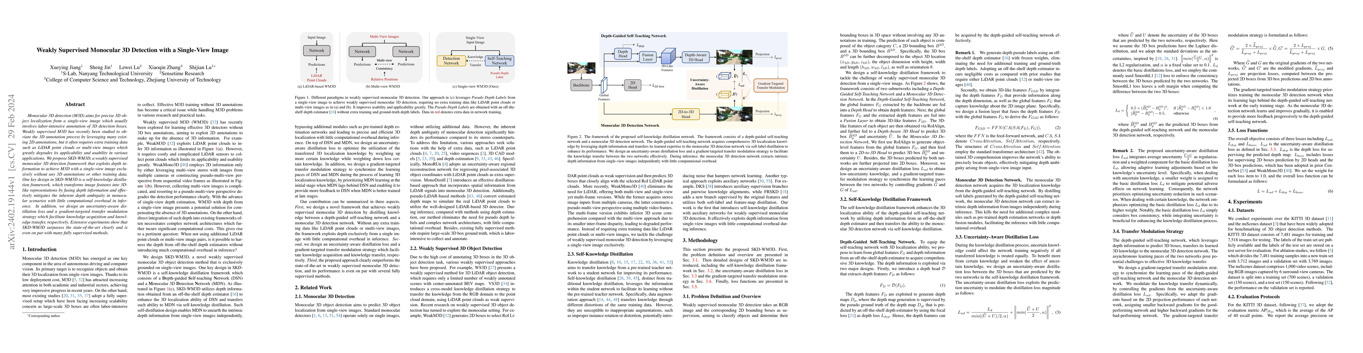 Thumbnail for Weakly Supervised Monocular 3D Detection with a Single-View Image
