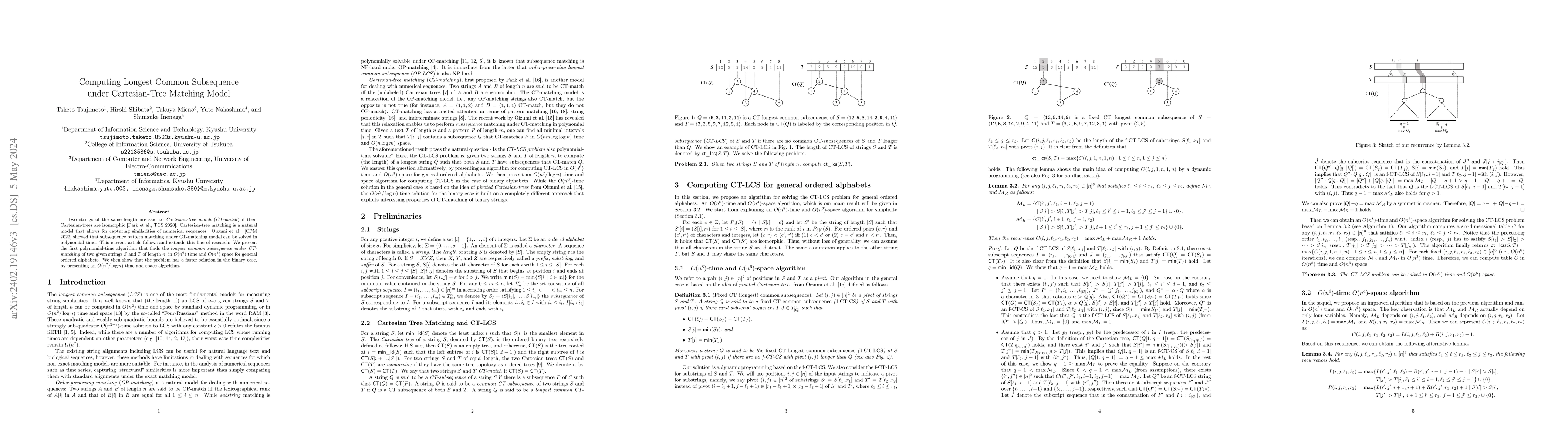 Thumbnail for Computing Longest Common Subsequence under Cartesian-Tree Matching Model