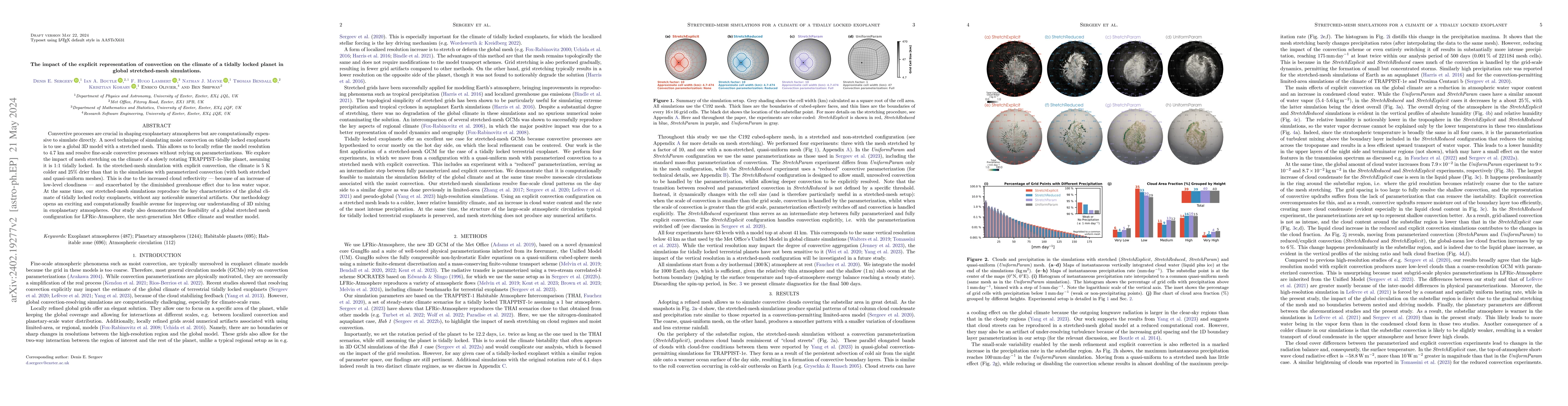Thumbnail for The impact of the explicit representation of convection on the climate
  of a tidally locked planet in global stretched-mesh simulations