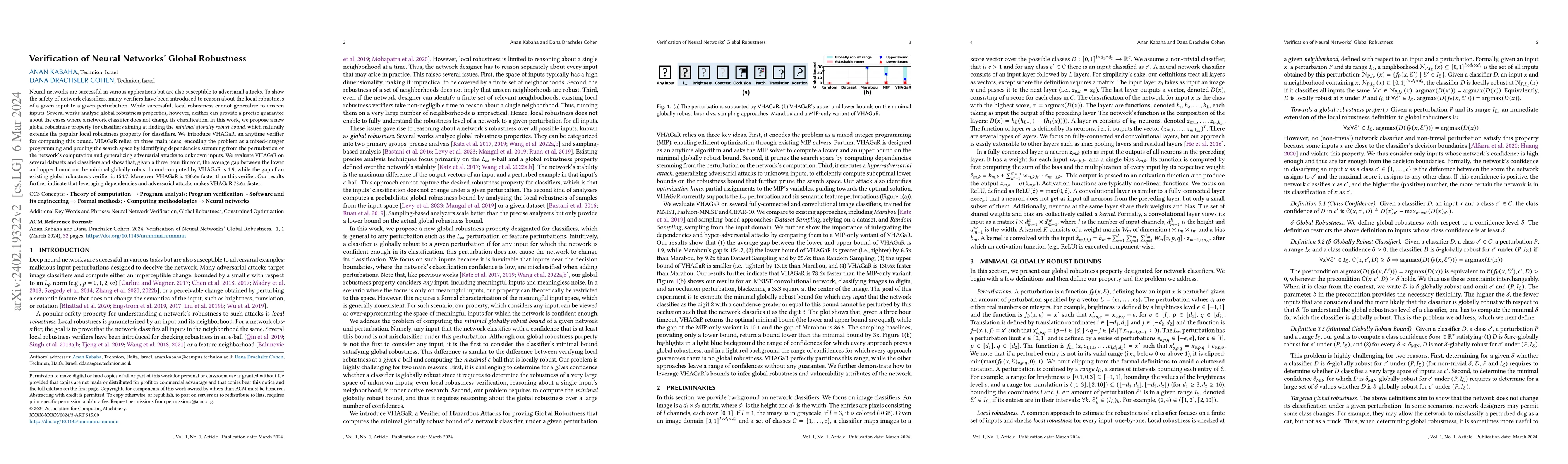 Thumbnail for Verification of Neural Networks' Global Robustness