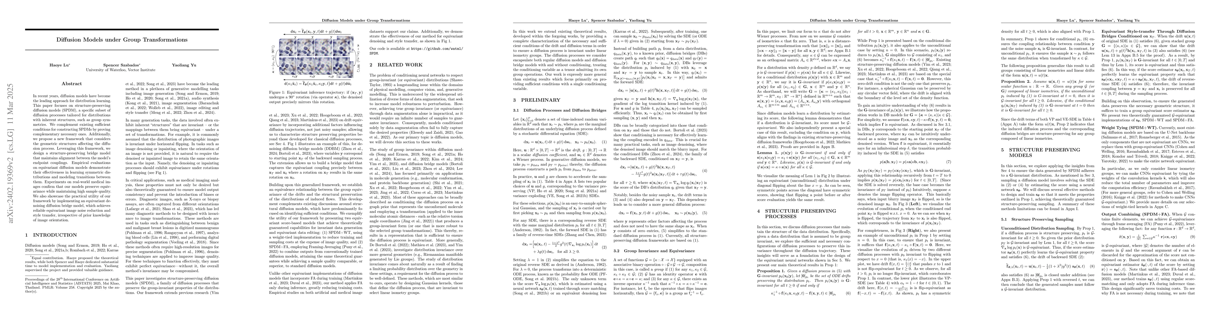 Thumbnail for Structure Preserving Diffusion Models