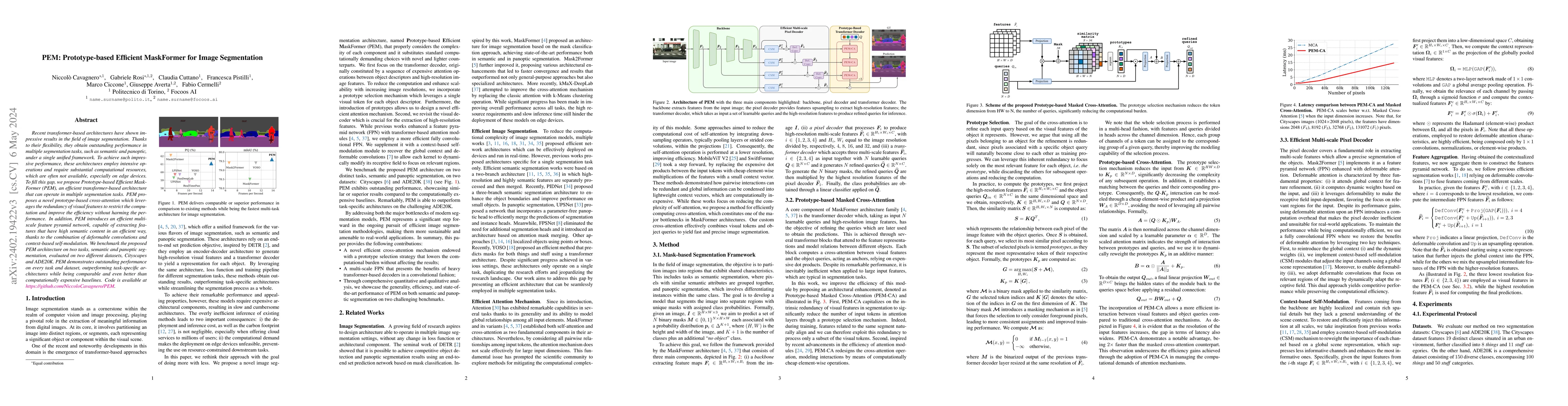 Thumbnail for PEM: Prototype-based Efficient MaskFormer for Image Segmentation
