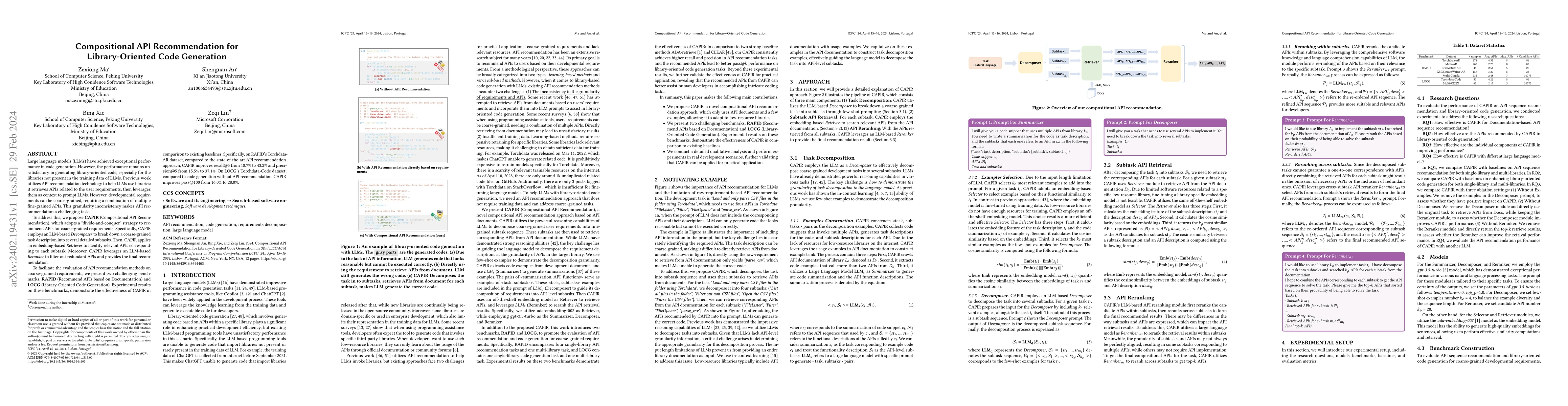 Thumbnail for Compositional API Recommendation for Library-Oriented Code Generation