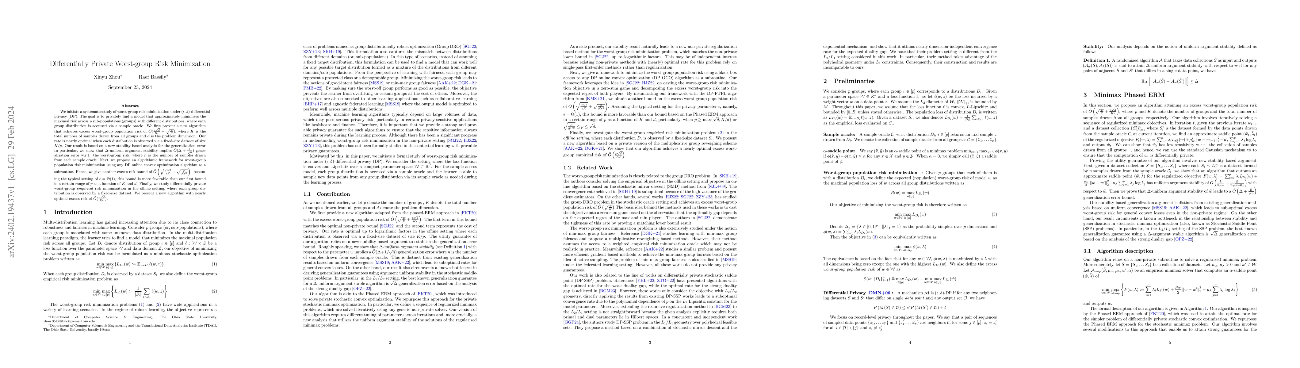 Thumbnail for Differentially Private Worst-group Risk Minimization