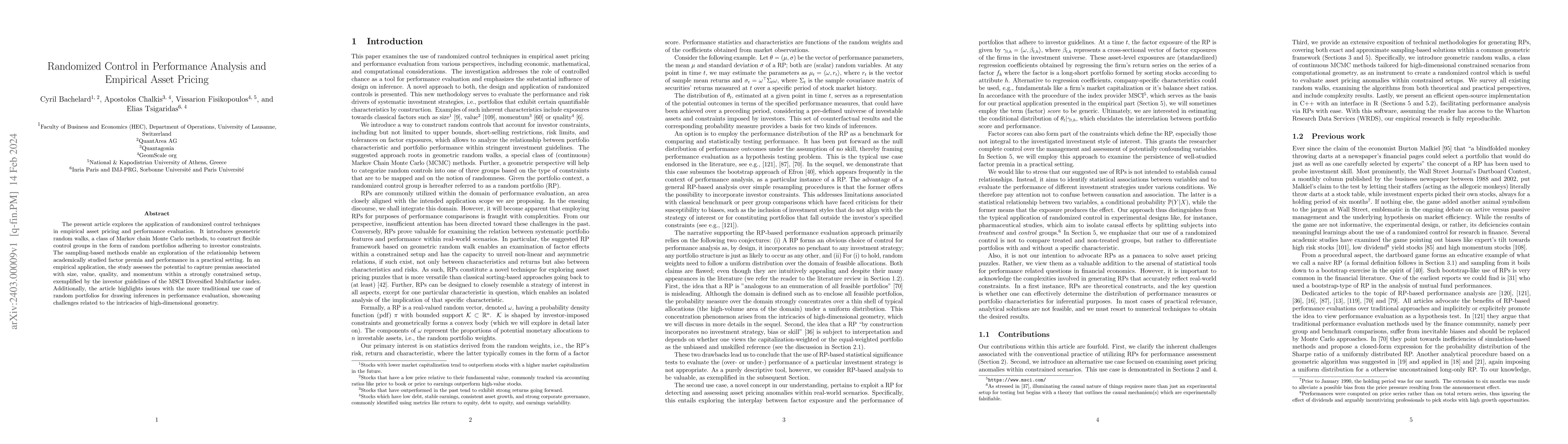 Thumbnail for Randomized Control in Performance Analysis and Empirical Asset Pricing