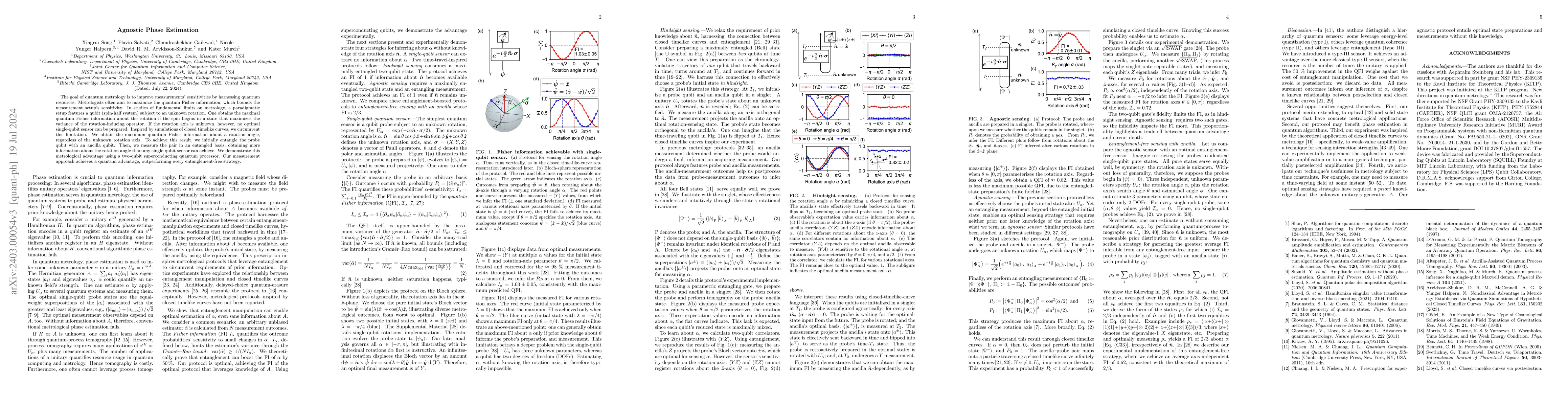 Thumbnail for Agnostic Phase Estimation