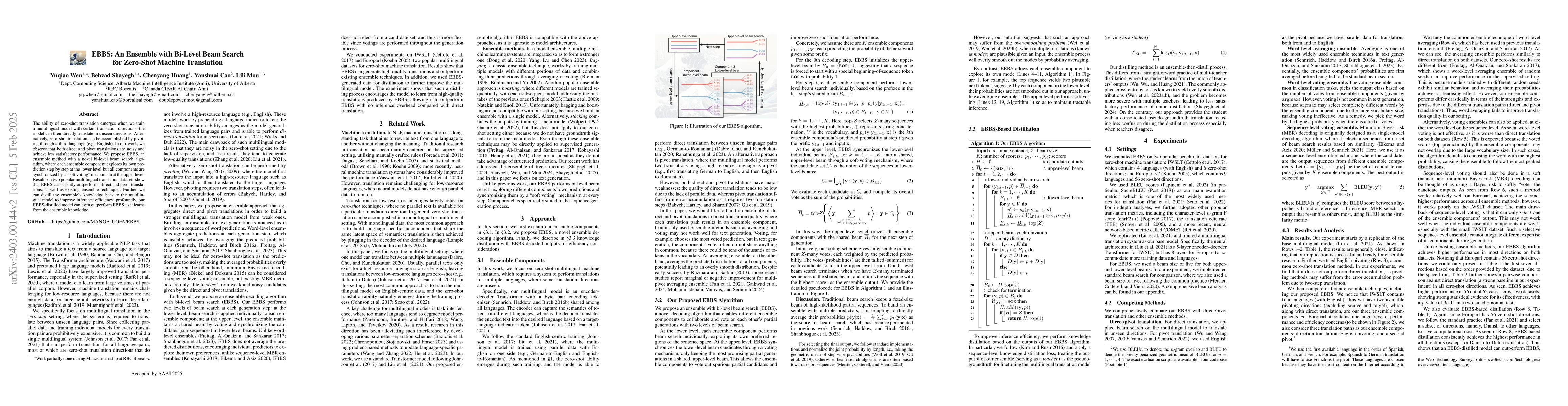 Thumbnail for EBBS: An Ensemble with Bi-Level Beam Search for Zero-Shot Machine
  Translation