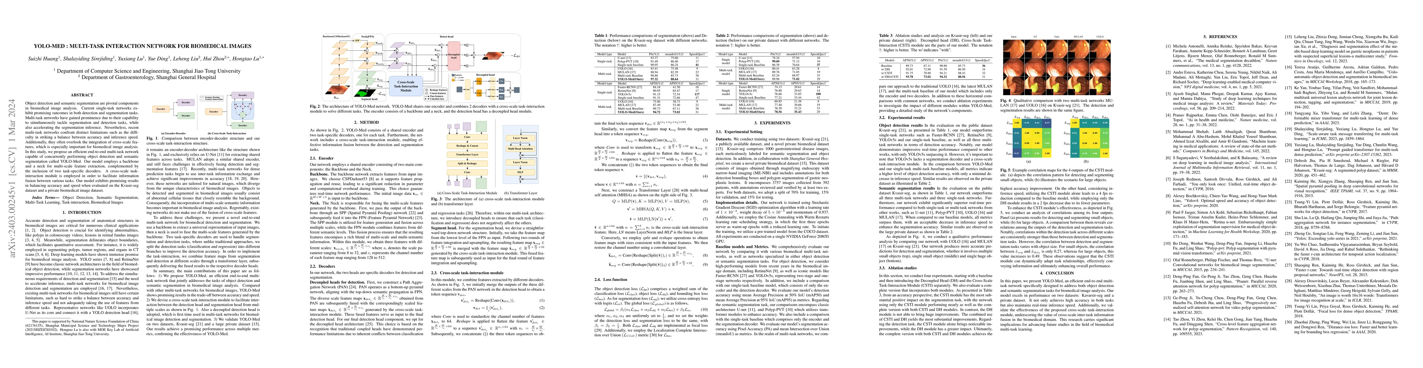 Thumbnail for YOLO-MED : Multi-Task Interaction Network for Biomedical Images