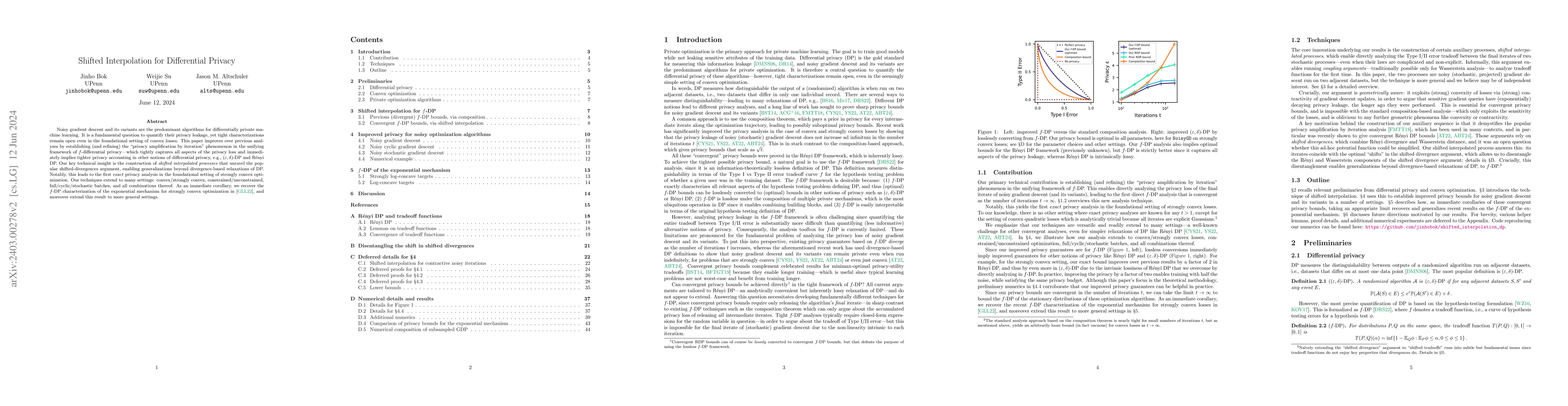 Thumbnail for Shifted Interpolation for Differential Privacy
