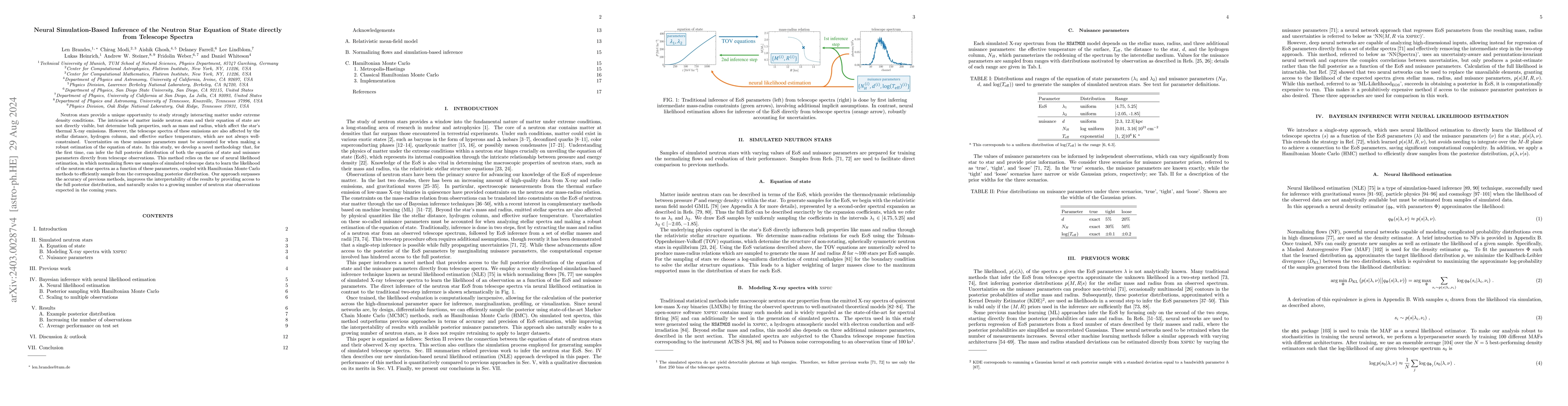 Thumbnail for Neural Simulation-Based Inference of the Neutron Star Equation of State
  directly from Telescope Spectra