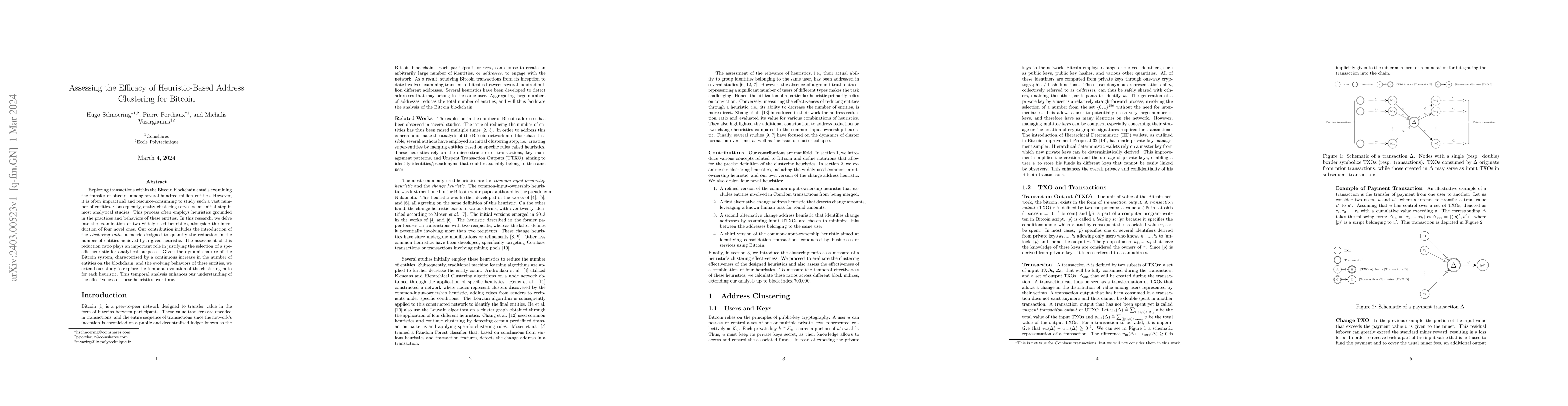 Thumbnail for Assessing the Efficacy of Heuristic-Based Address Clustering for Bitcoin